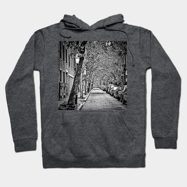 Bunker Hill Sketched Hoodie by KirtTisdale